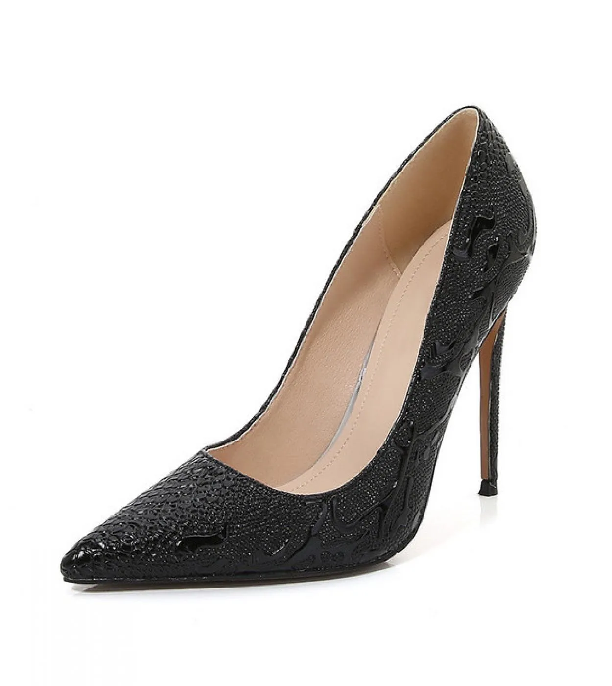 12cm Ultra High Heels Women Pumps Fashion Snake Pattern Primavera Autunno Scarpe da ballo per feste Eleganti scarpe a punta Z