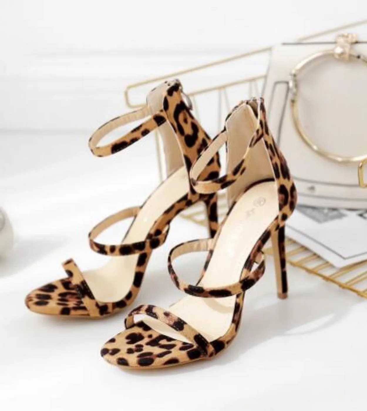 2022 Sandali con plateau Peep Toe Sandali con tacco alto Scarpe con cinturino alla caviglia da donna Gladiatore Abito da festa S