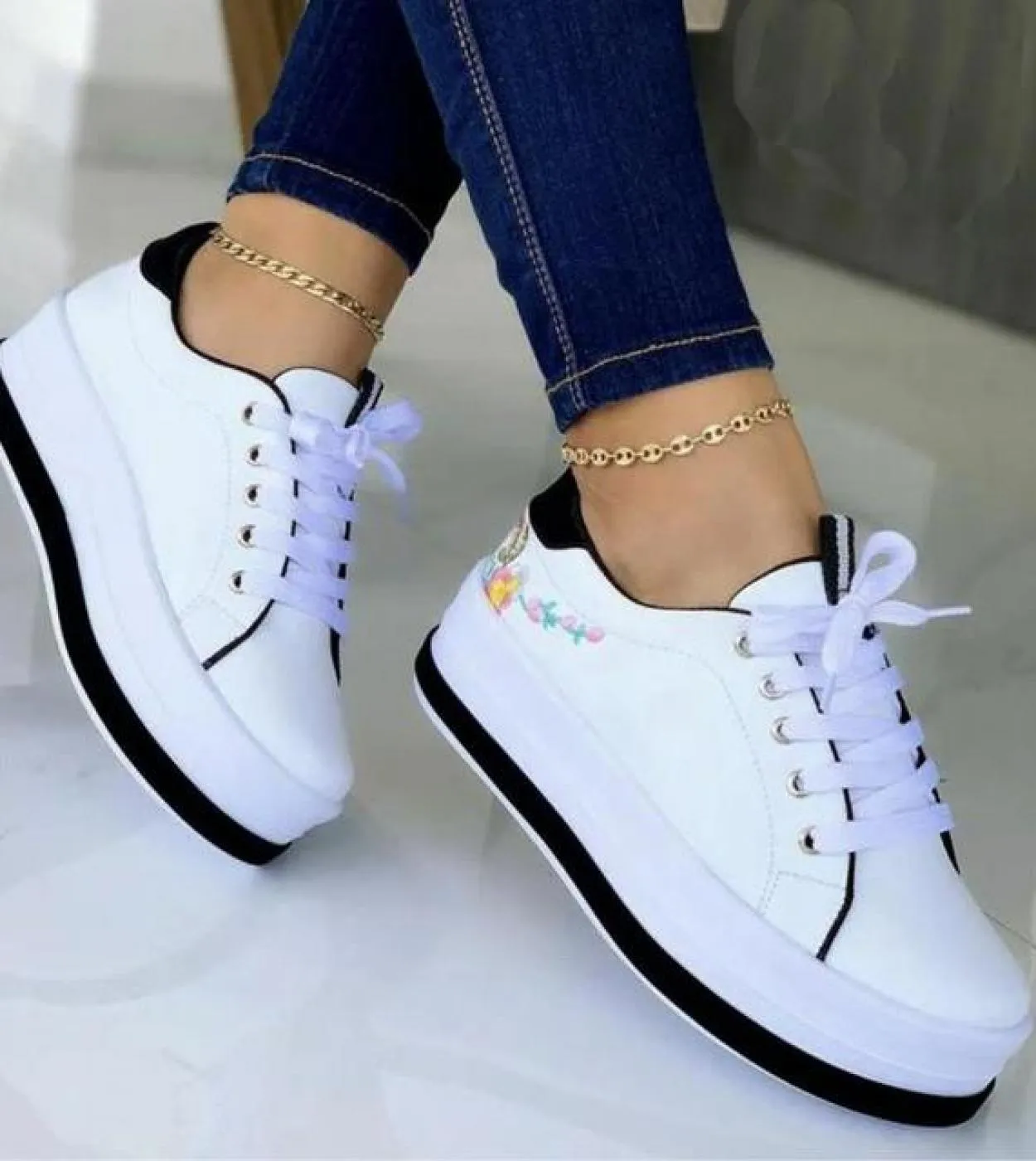 2022 scarpe sportive da donna scarpe vulcanizzate da donna scarpe con plateau da esterno scarpe da ginnastica moda Casual da don
