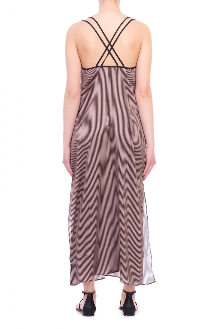 Abito con inserto in pizzo Fantasia