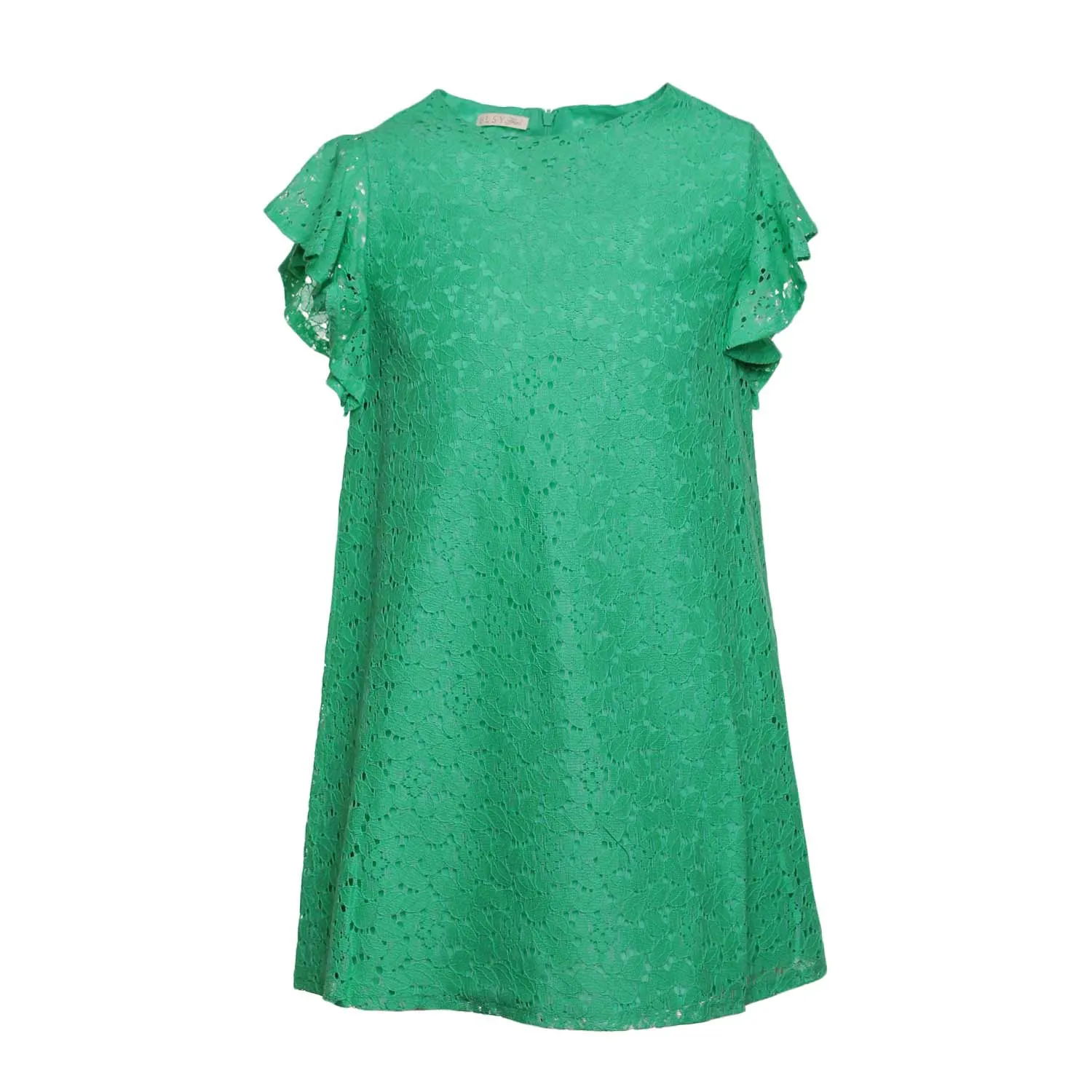 Abito Girl In Pizzo Verde
