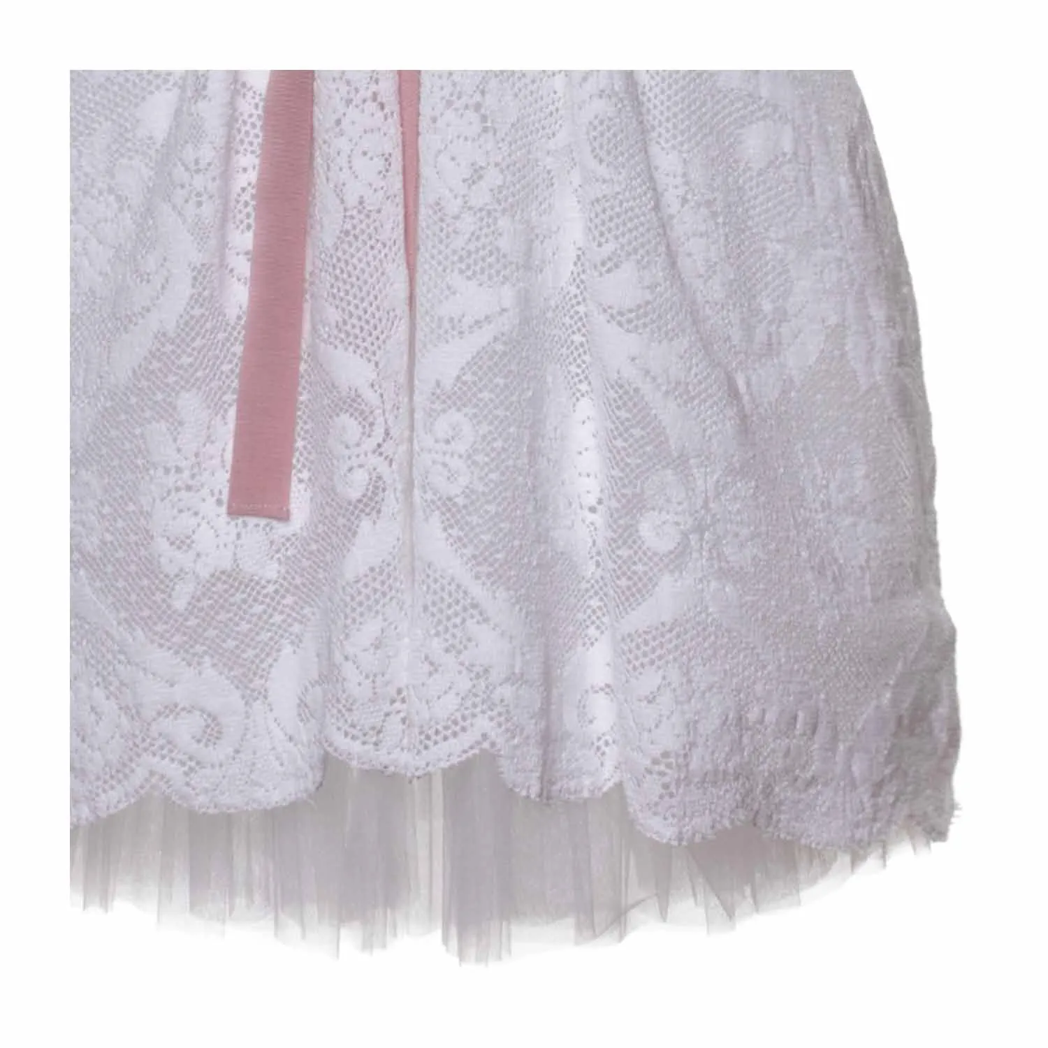 Abito In Pizzo Francese Bambina
