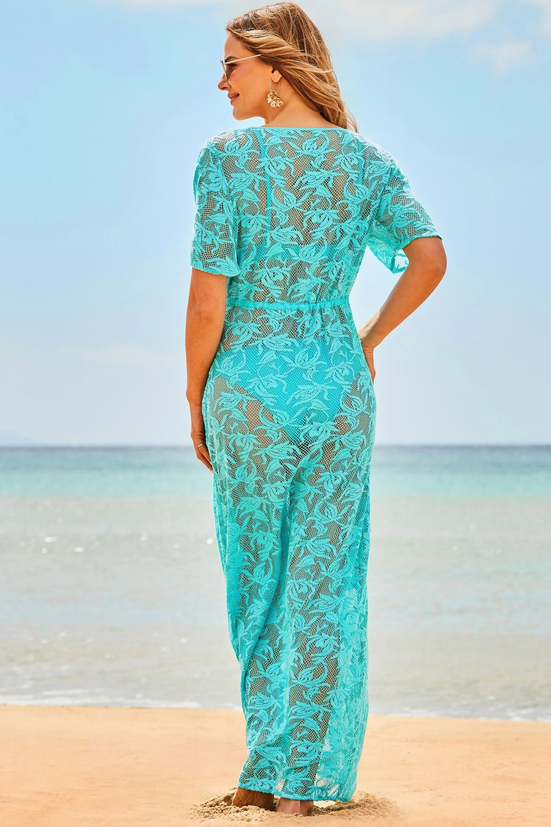 Abito midi con Sosandar Pizzo