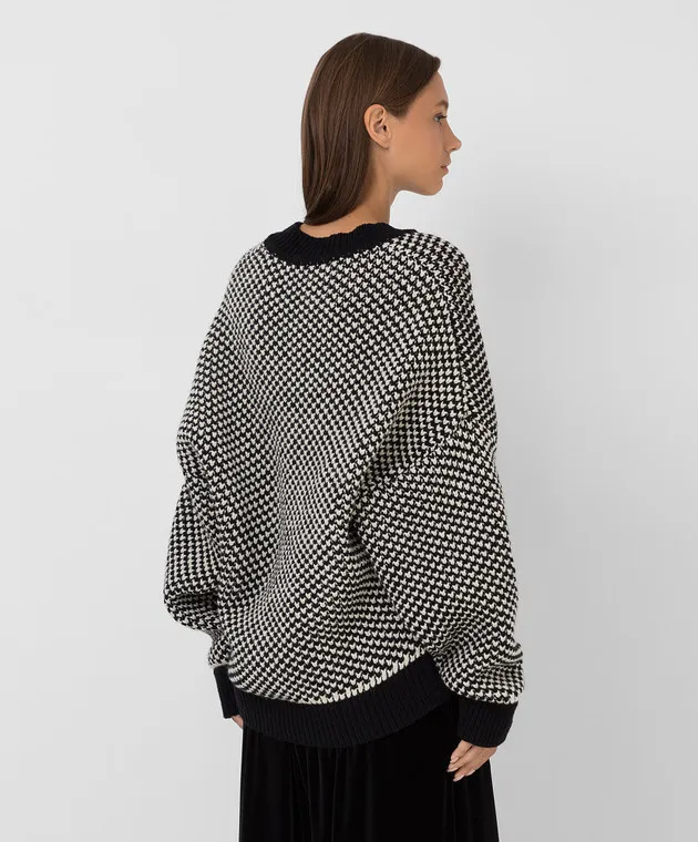 ALEXANDRE VAUTHIER Maglia in lana merino fantasia 213KTO15051526