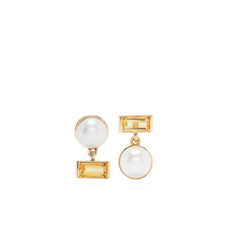Aliita Earrings Pair Perla+baguette ct Epdce100icyg09k