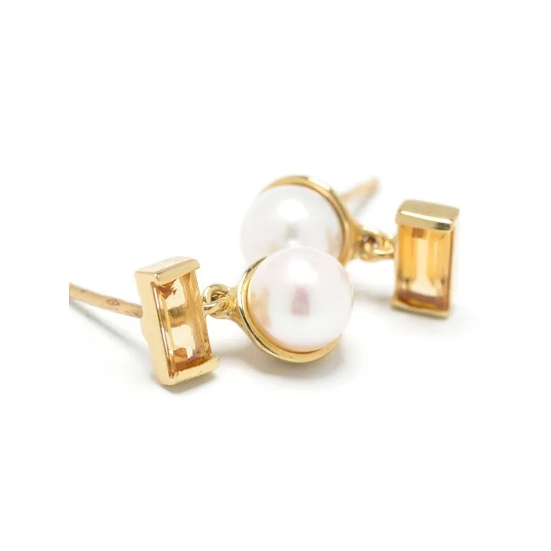 Aliita Earrings Pair Perla+baguette ct Epdce100icyg09k