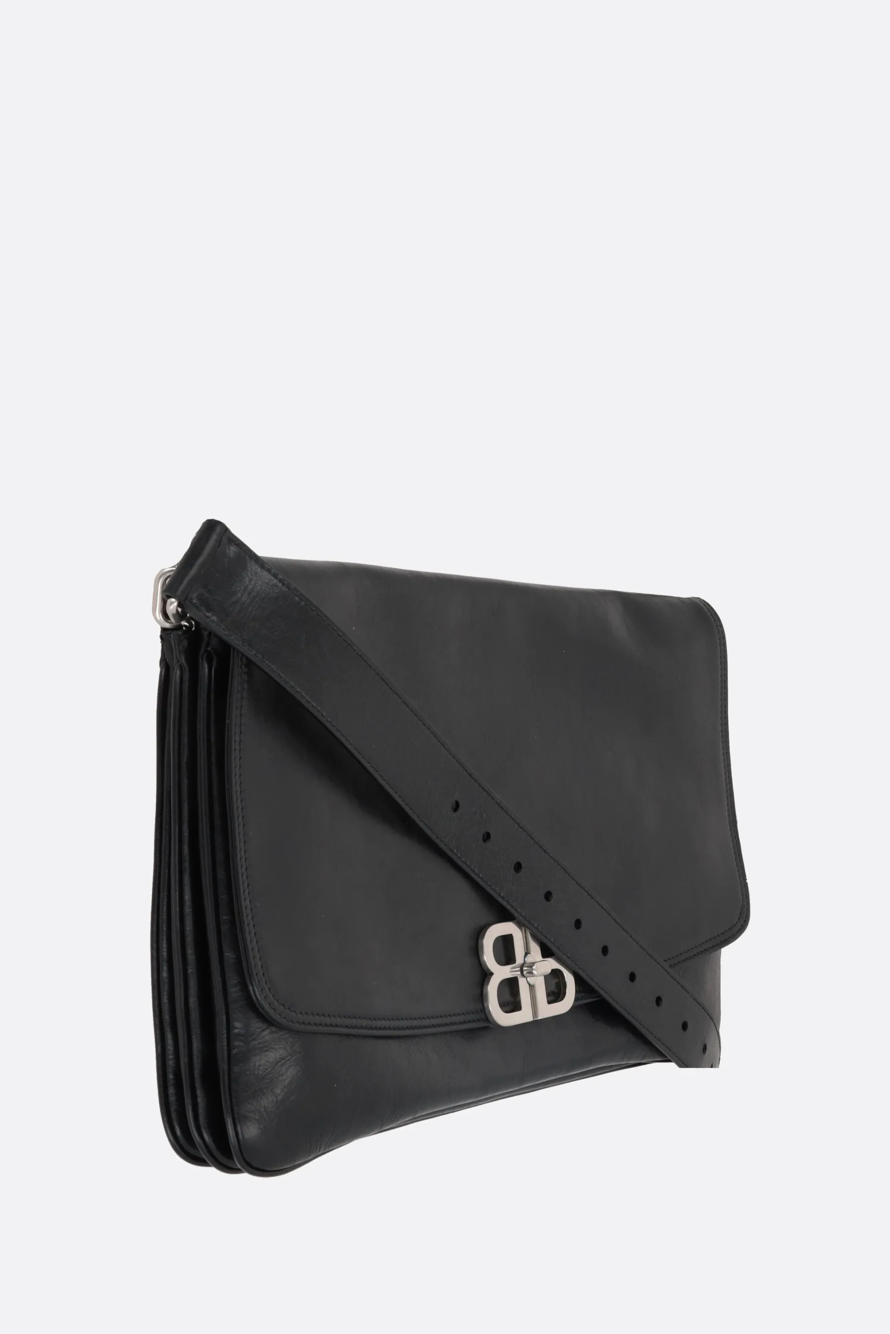  BALENCIAGA borsa a spalla Flap BB Soft large in pelle Peach 