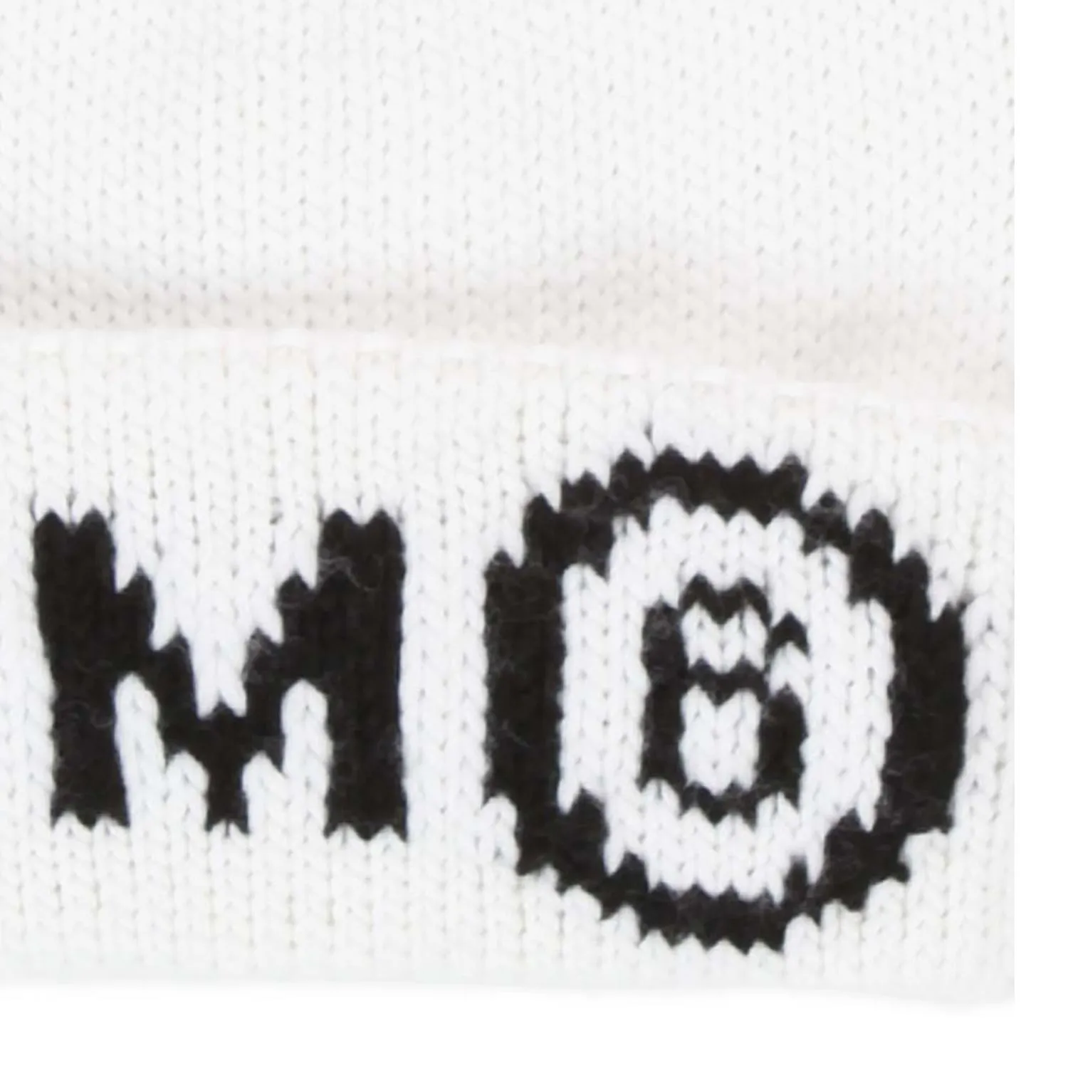 Berretto Con Logo Bianco Unisex