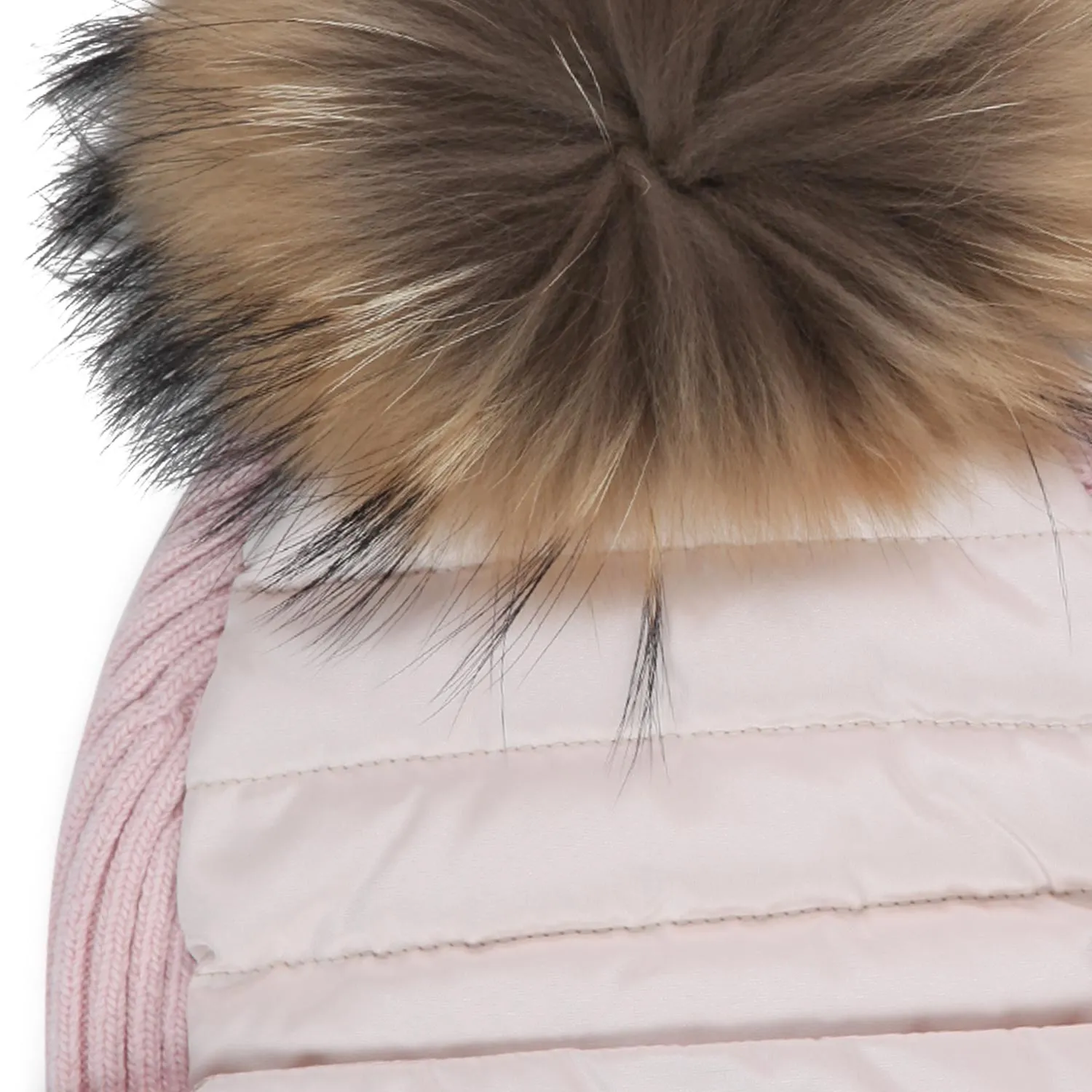 Berretto Rosa Con Pompon Girl