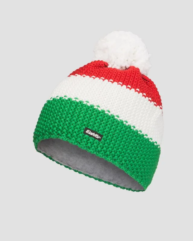 Berretto tricolore Eisbar Star Pompon MÜ