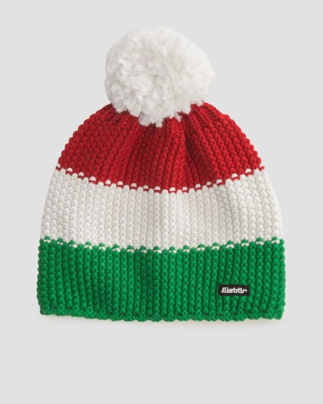 Berretto tricolore Eisbar Star Pompon MÜ