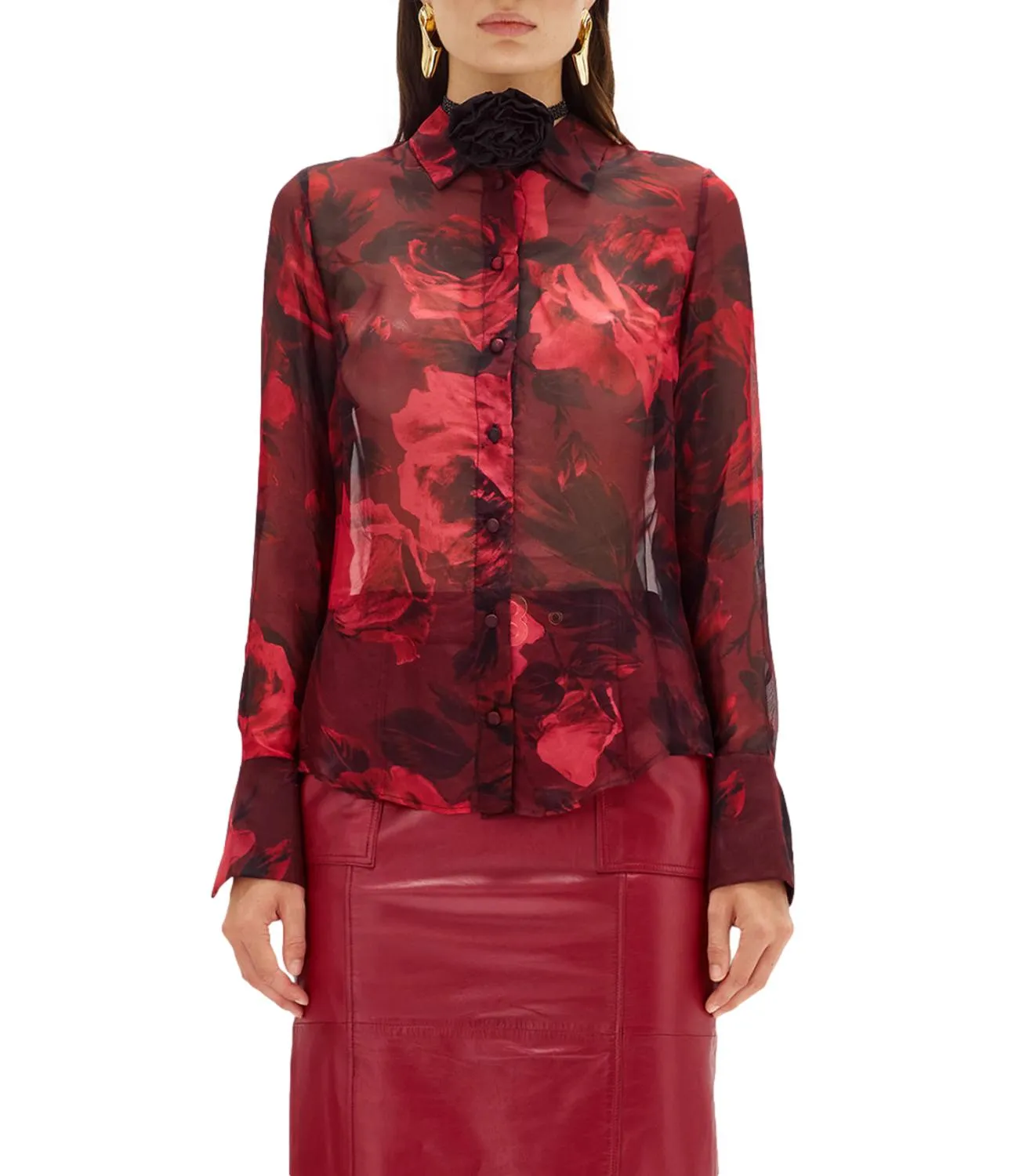 BLUGIRL Blugirl Camicia Rossa Donna