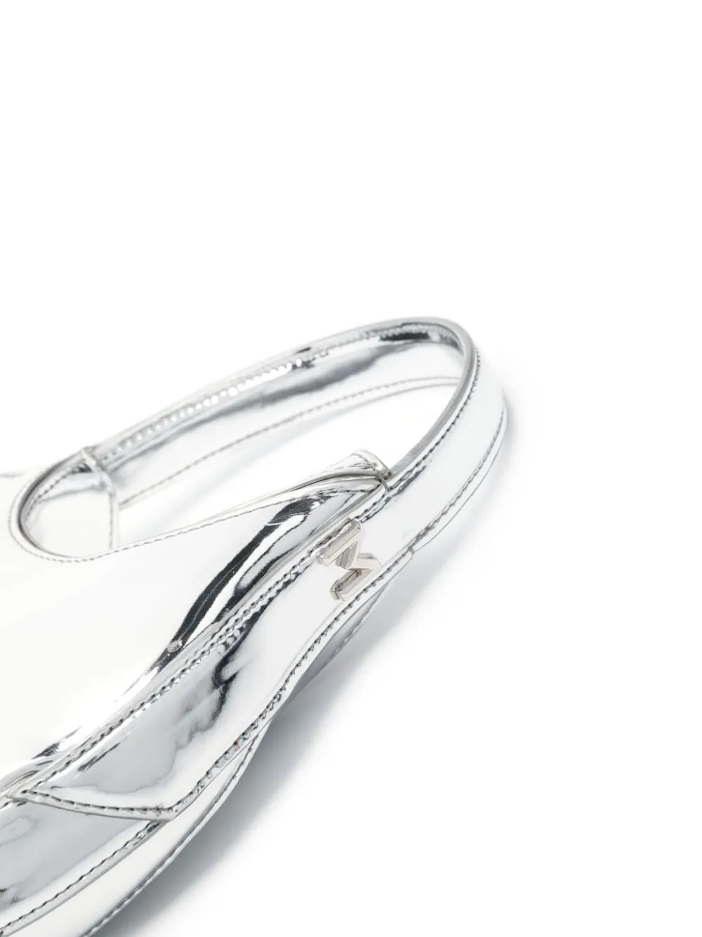 Borsa a mano Spiral Curve 02 in argento Mugler - donna