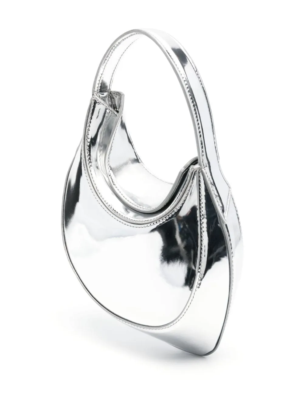 Borsa a mano Spiral Curve 02 in argento Mugler - donna