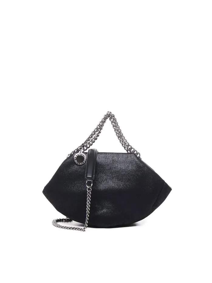 BORSA A SPALLA FALABELLA CON DOPPIA CATENA