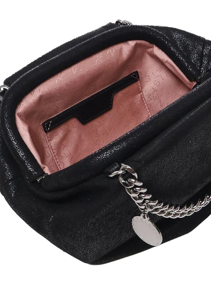 BORSA A SPALLA FALABELLA CON DOPPIA CATENA
