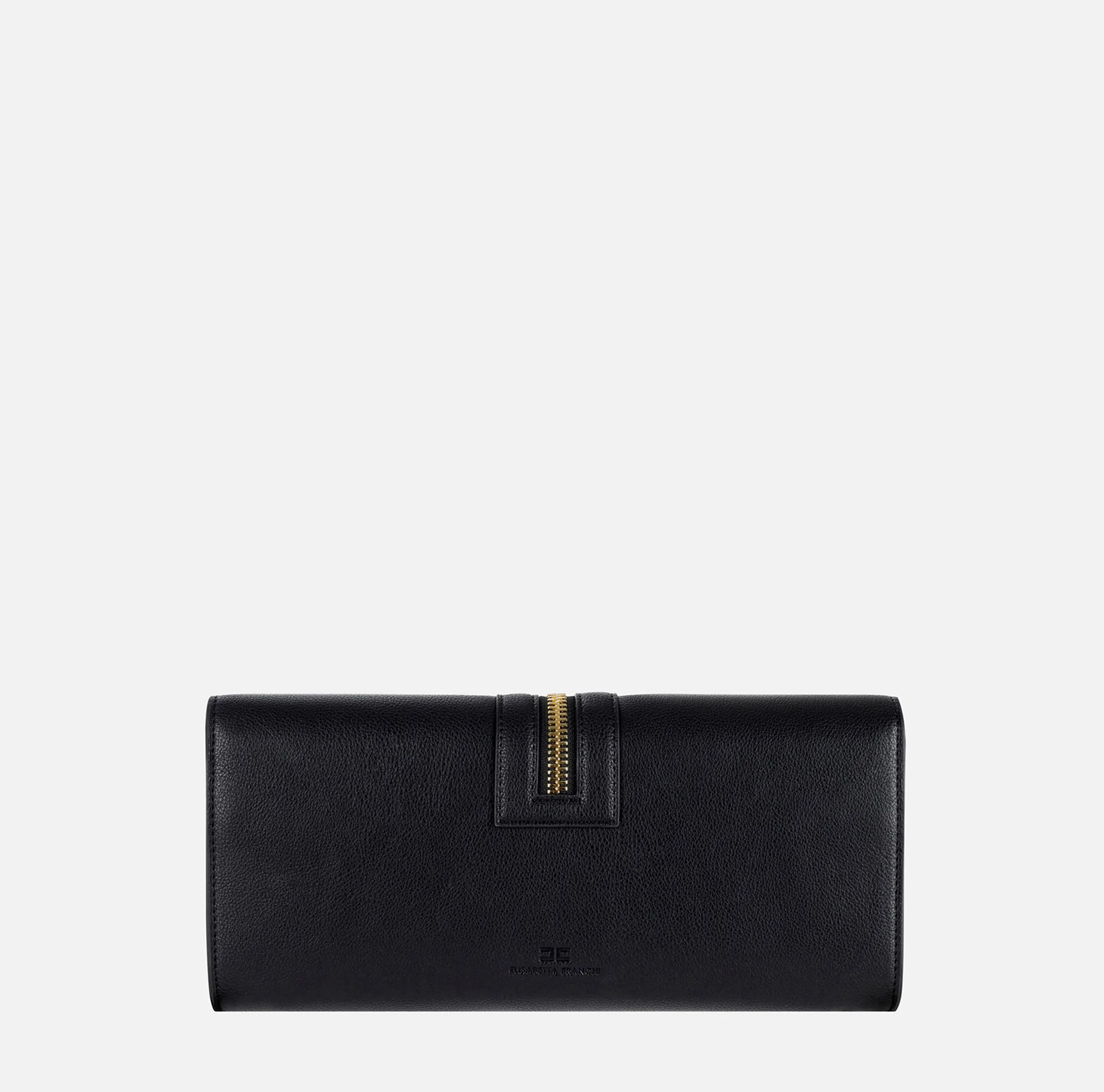 Borsa baguette in materiale effetto pelle con zip
