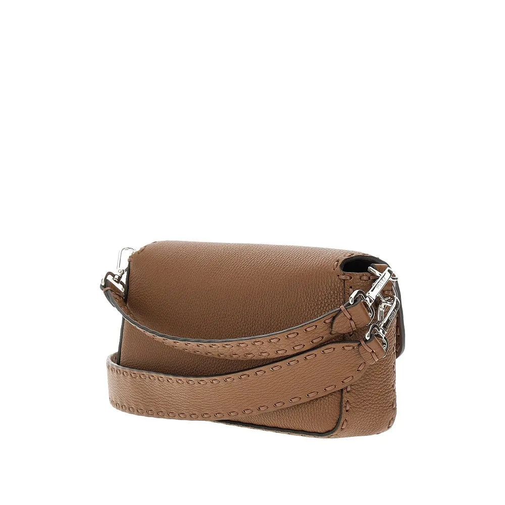 Borsa 'Baguette' media in Cuoio Romano