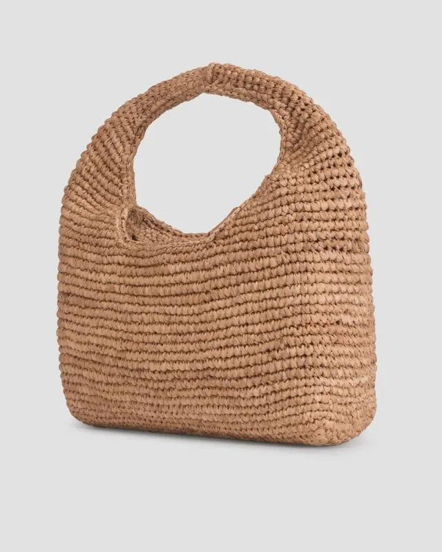 Borsa intrecciata baguette Menbi Halfmoon
