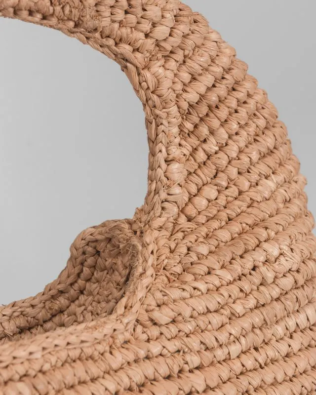 Borsa intrecciata baguette Menbi Halfmoon