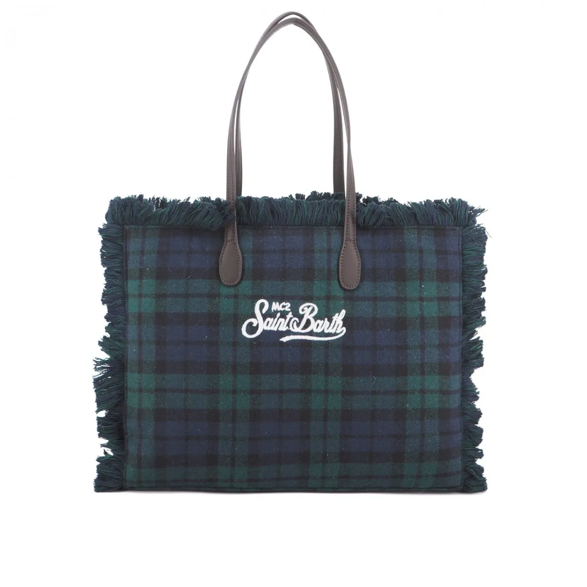 Borsa Vanity Tartan, Verde