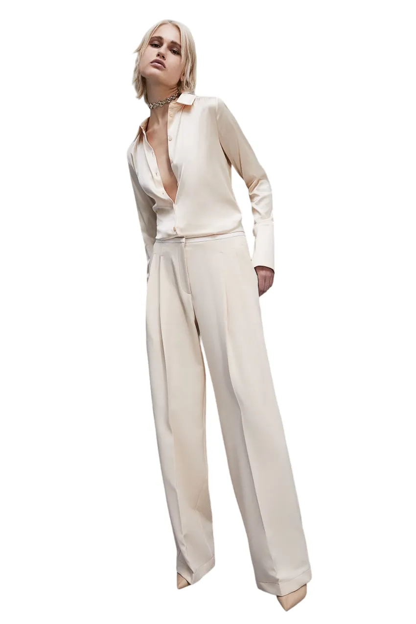 Camicia maschile in raso