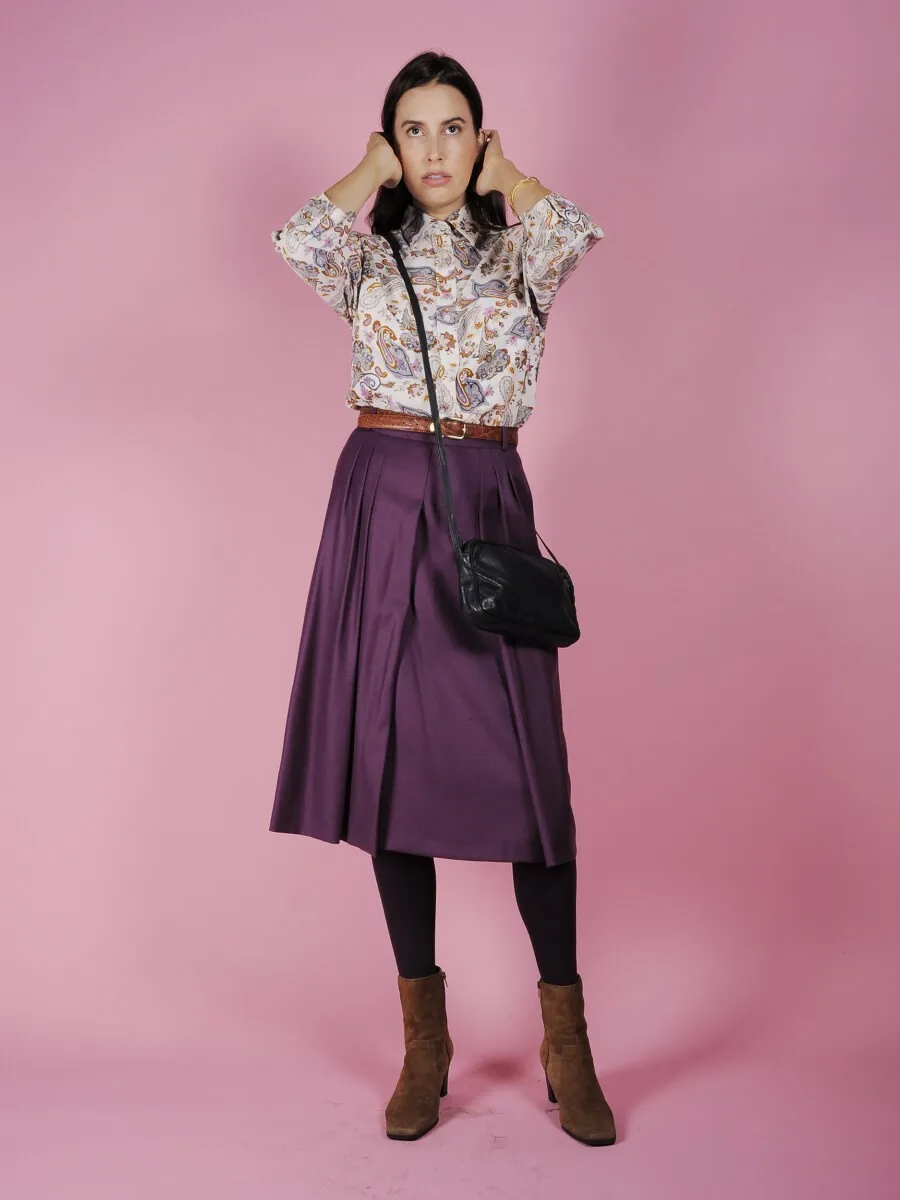 Camicia velluto paisley