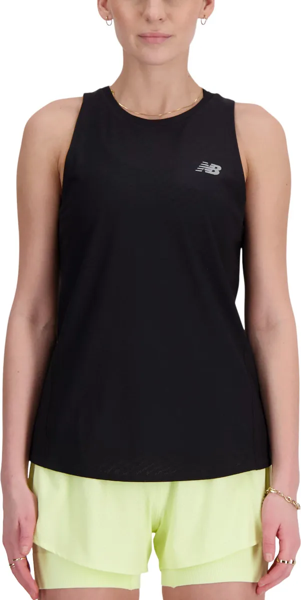 Canotte e Top New Balance Jacquard Slim Tank