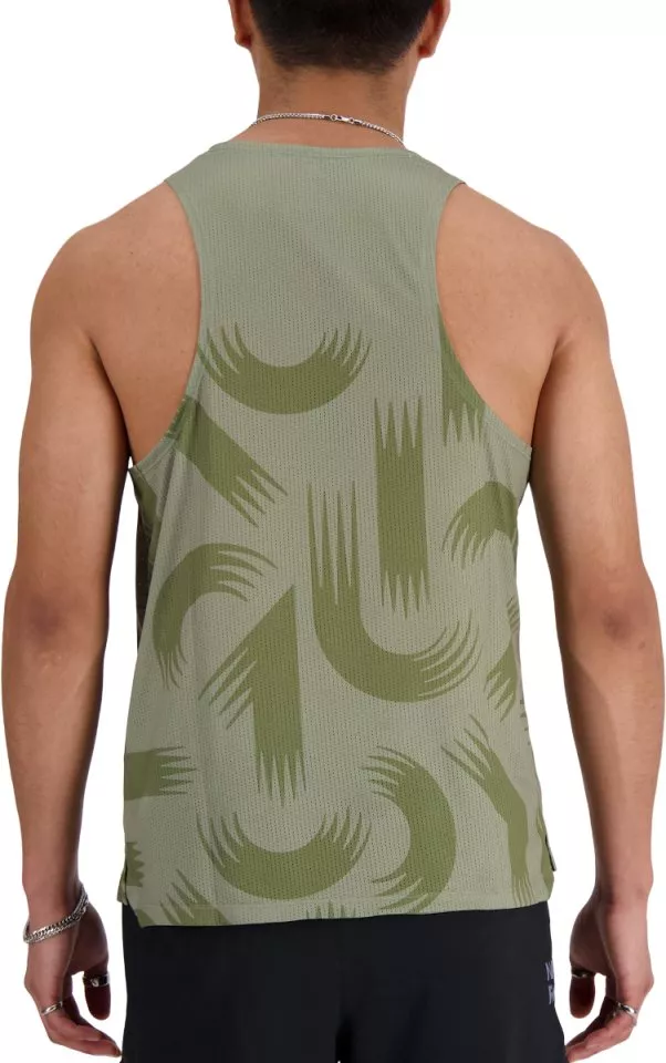 Canotte e Top New Balance London Edition Printed Athletics Run Singlet