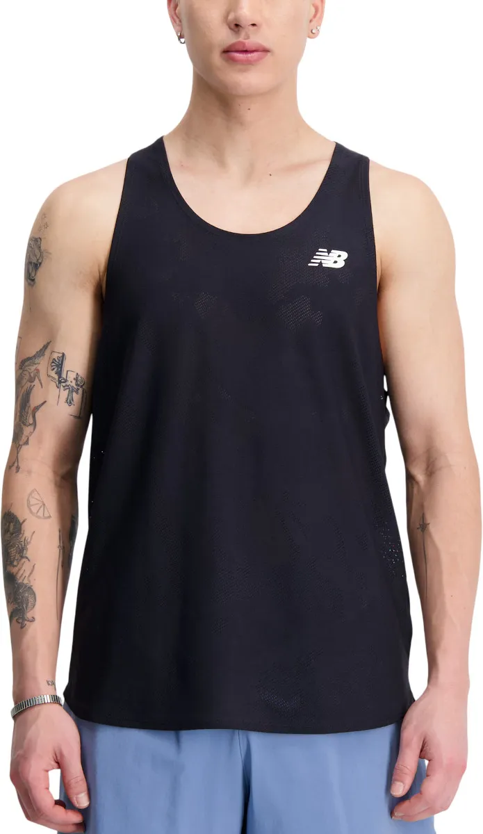 Canotte e Top New Balance Q Speed Jacquard Singlet