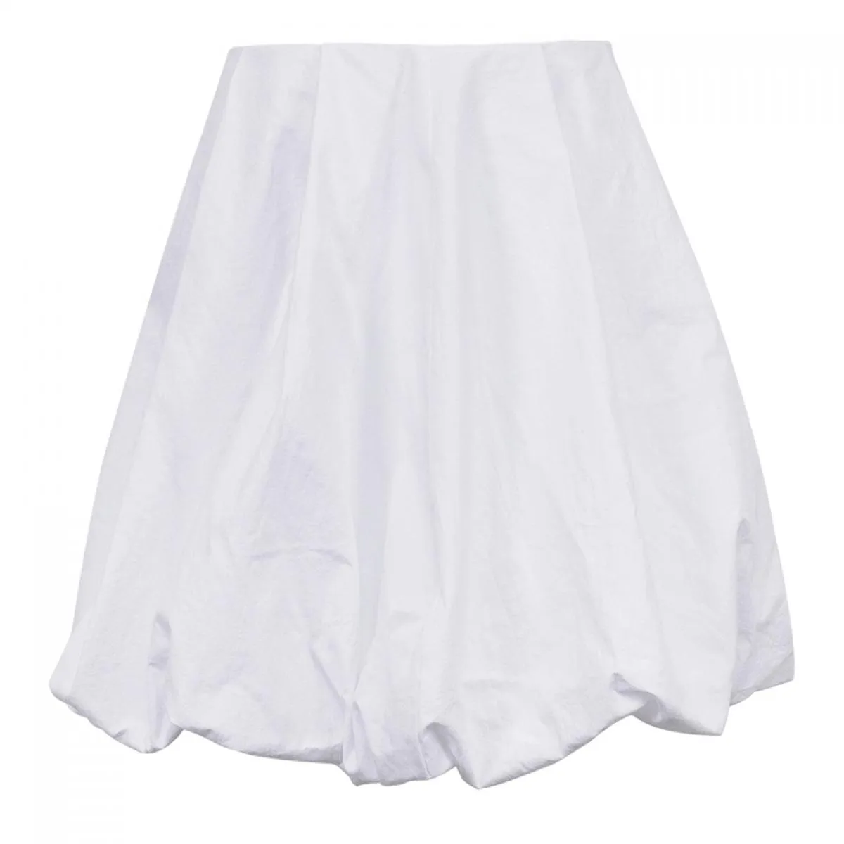 Clacive Casual Allentato Gonna da Donna Bianca 2023 Elegante Metà di Vita Office Lady Mini Gonne Moda Pieghe Faldas Femminile Cl