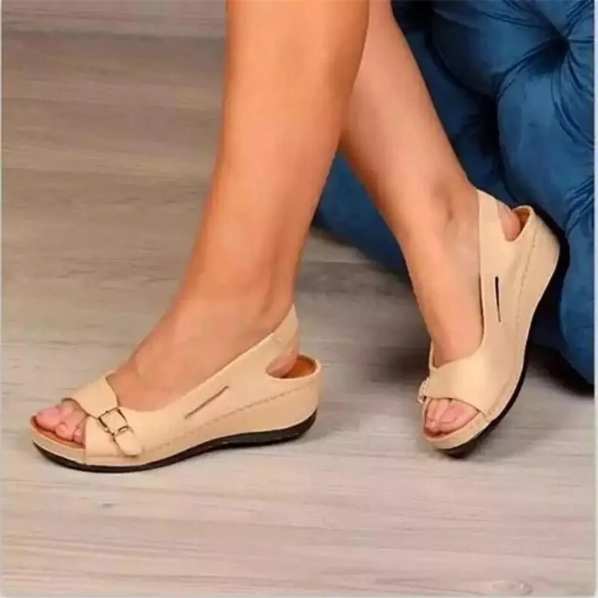 Comodi sandali con zeppa Scarpe estive con zeppa da donna Sandali da donna 2023 Donna