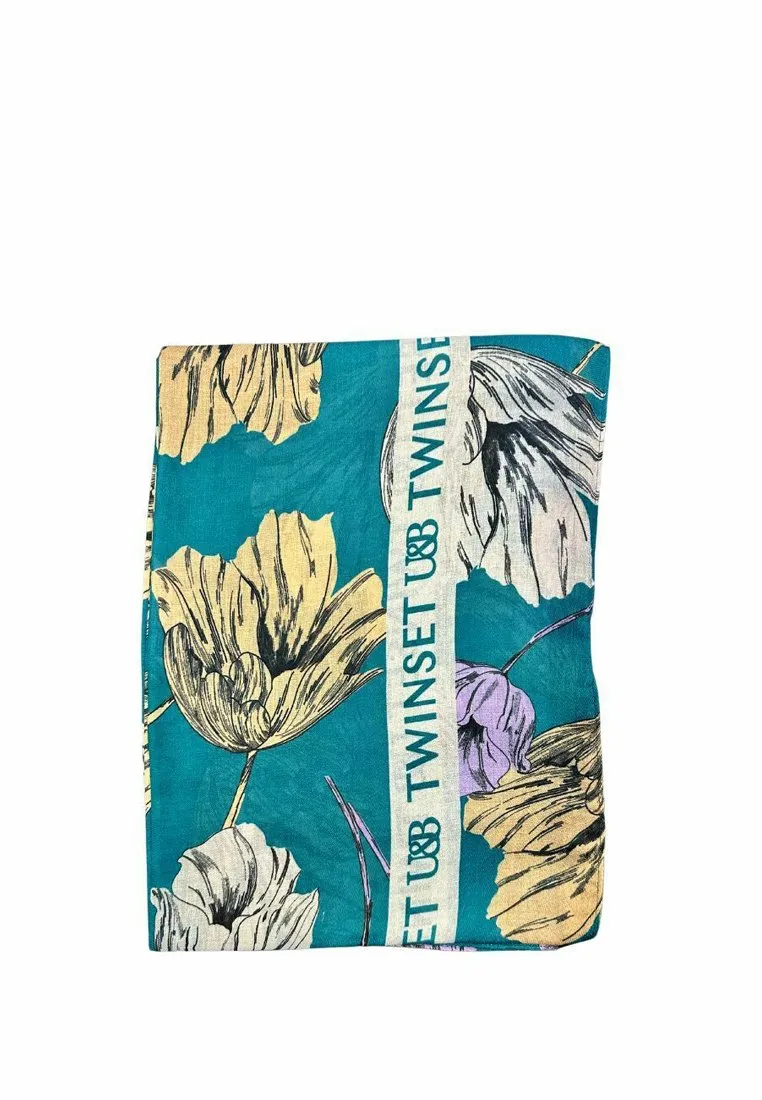 CON STAMPA ALL-OVER FLOREALE - Sciarpa