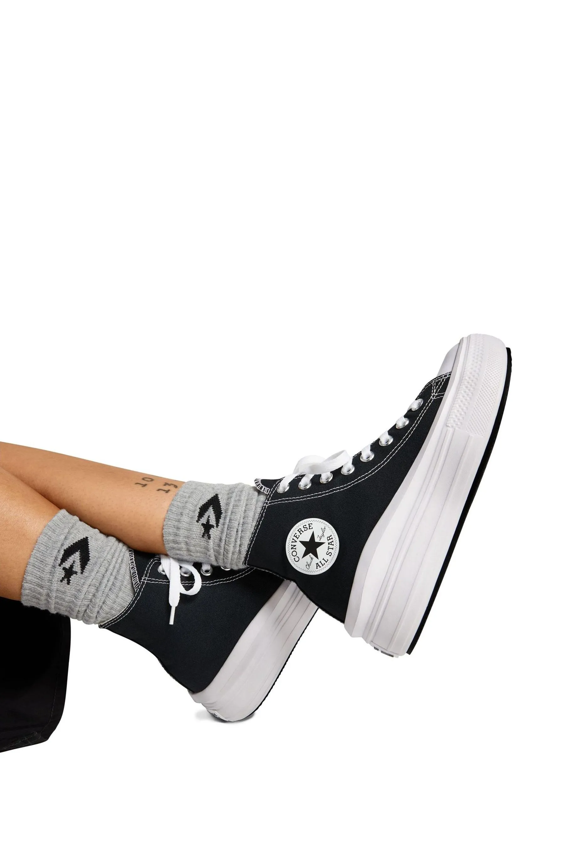 Converse - Move - Scarpe da ginnastica alte con plateau