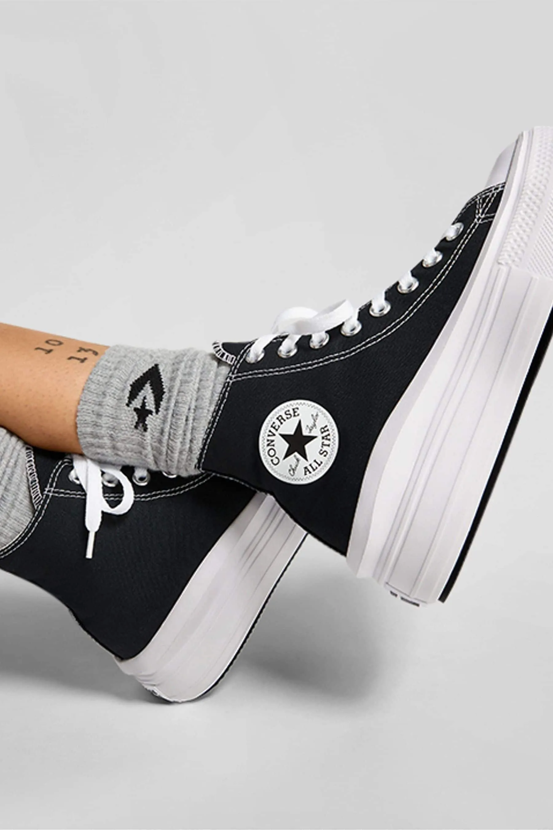 Converse - Move - Scarpe da ginnastica alte con plateau