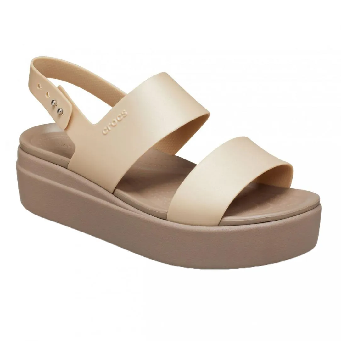 CROCS BROOKLYN SANDALS Beige