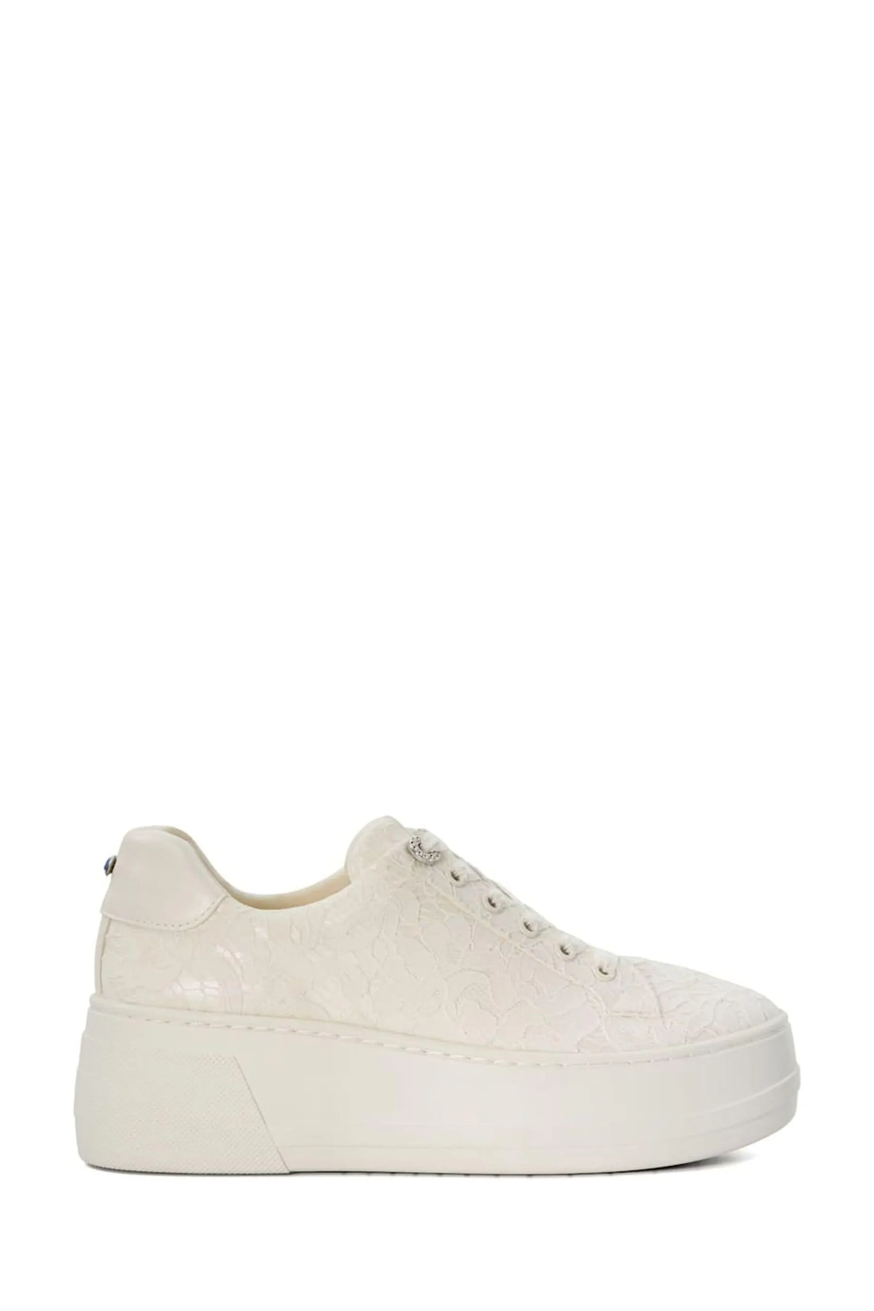 Dune London - Embraced Bridal Pizzo - Scarpe da ginnastica con plateau