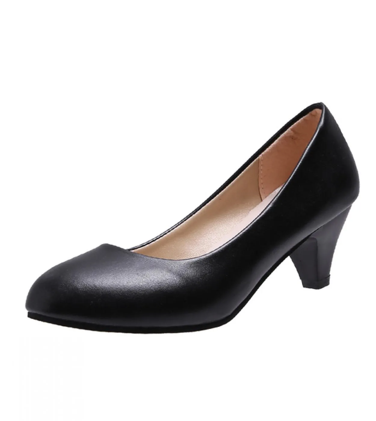 Décolleté eleganti Scarpe da donna New Fashion Scarpe con tacchi alti poco profondi Moda Punta tonda Comfort Slipon Scarpe da fe