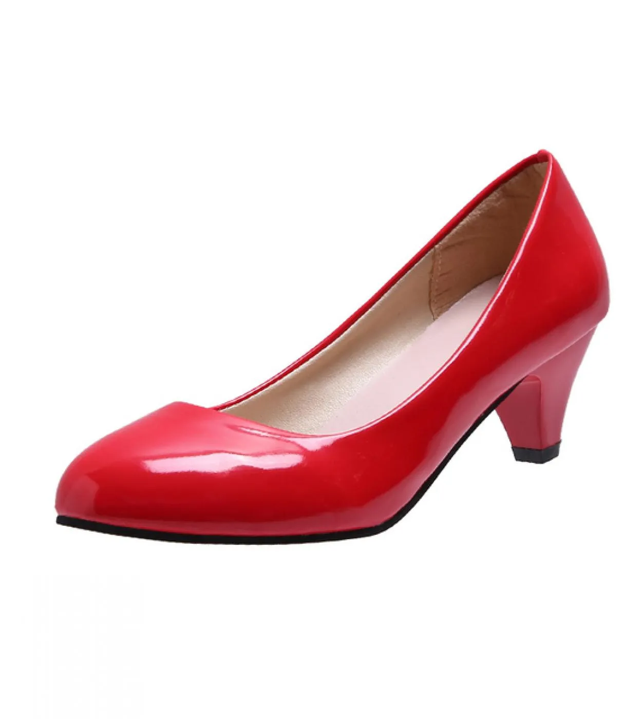 Décolleté eleganti Scarpe da donna New Fashion Scarpe con tacchi alti poco profondi Moda Punta tonda Comfort Slipon Scarpe da fe
