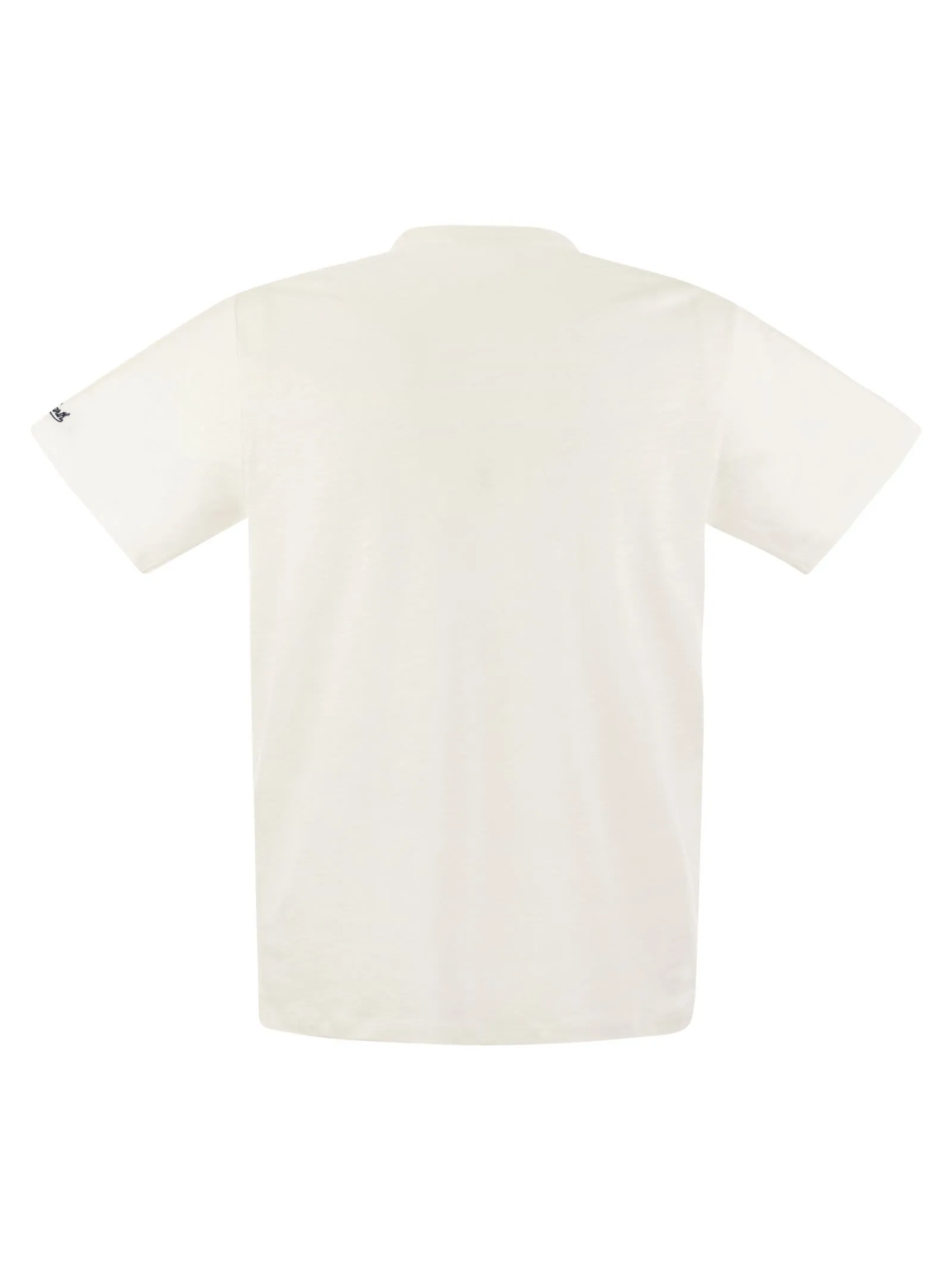 ECSTASEA – T-shirt in lino con taschino