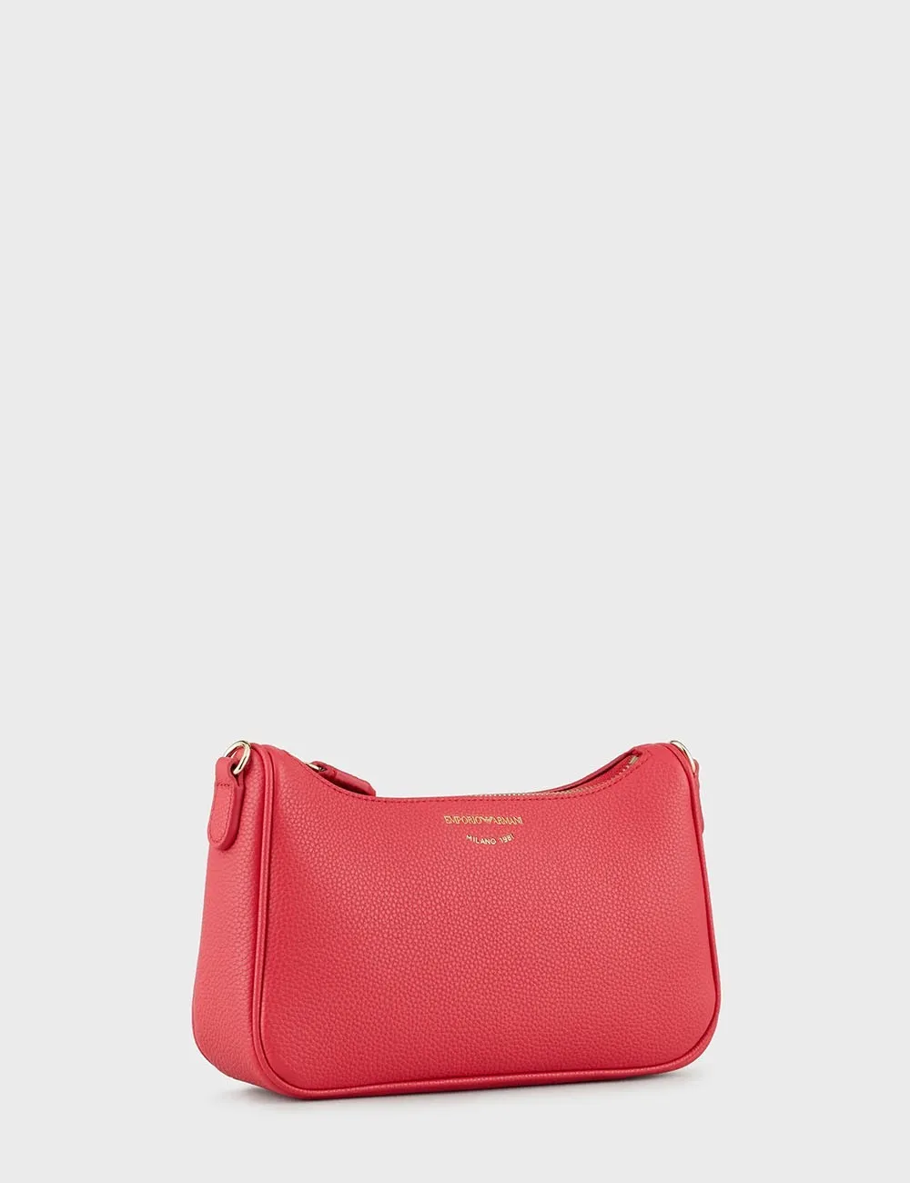 Emporio Armani     Borsa baguette stampa cervo Marrone