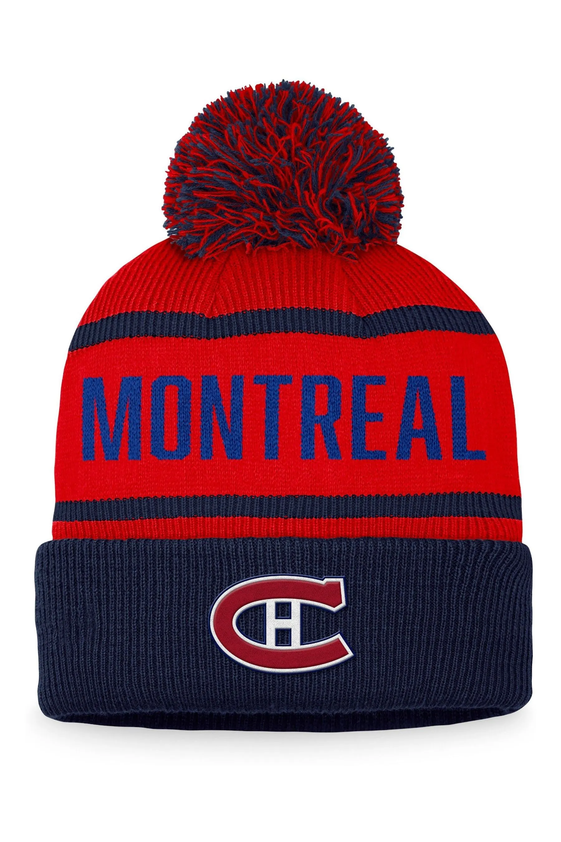 Fanatici Rosso - NHL - Montreal Canadiens Heritage - Berretto con Unisex con pompon