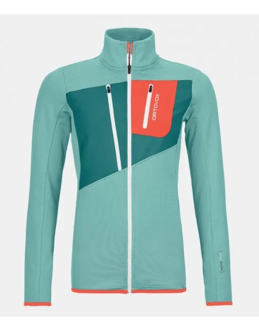 FLEECE GRID ORTOVOX FELPA DONNA INTERNO LANA MERINO
