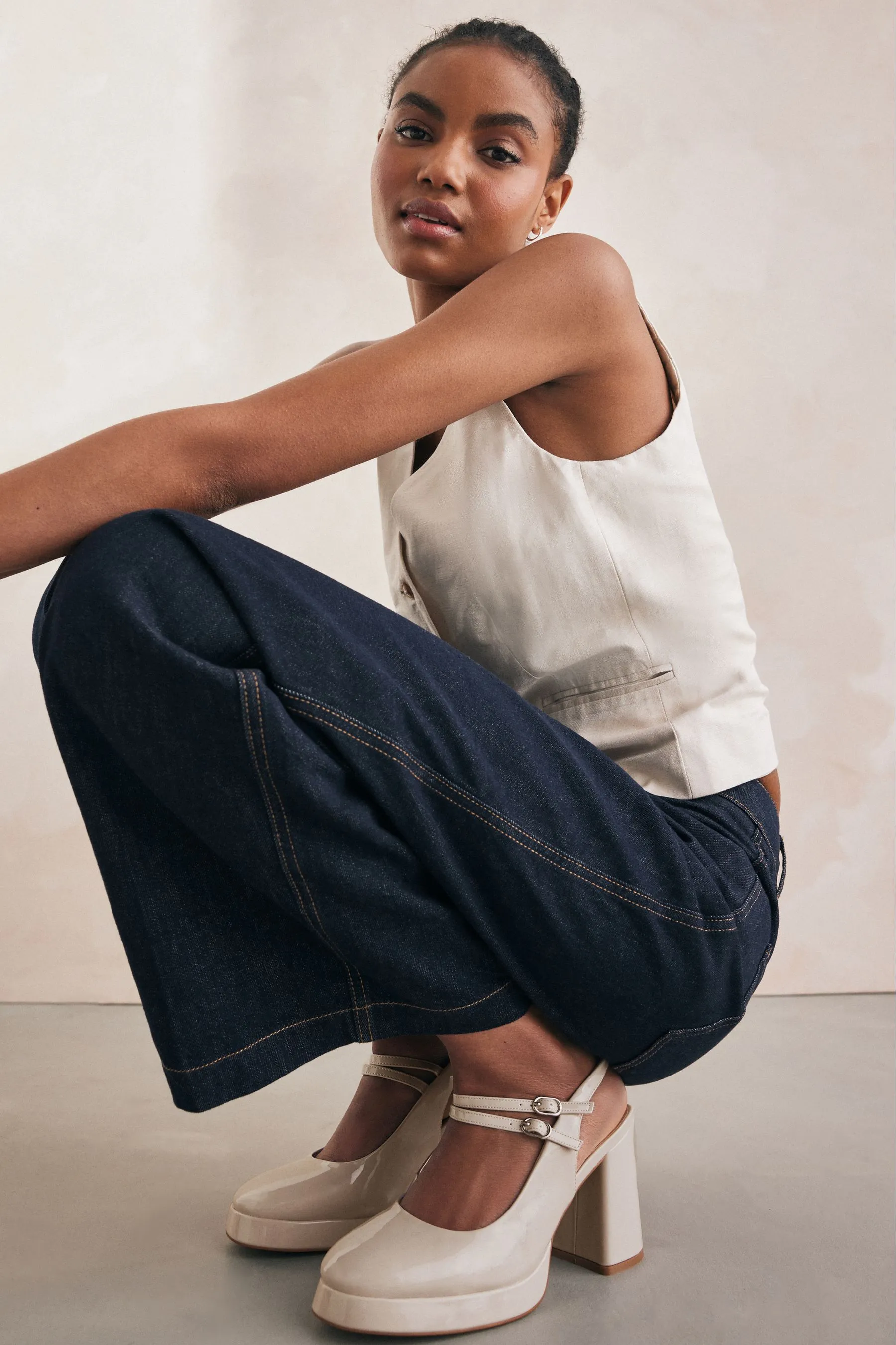 Forever Comfort® - Scarpe Mary Jane con cinturino posteriore e Scarpe