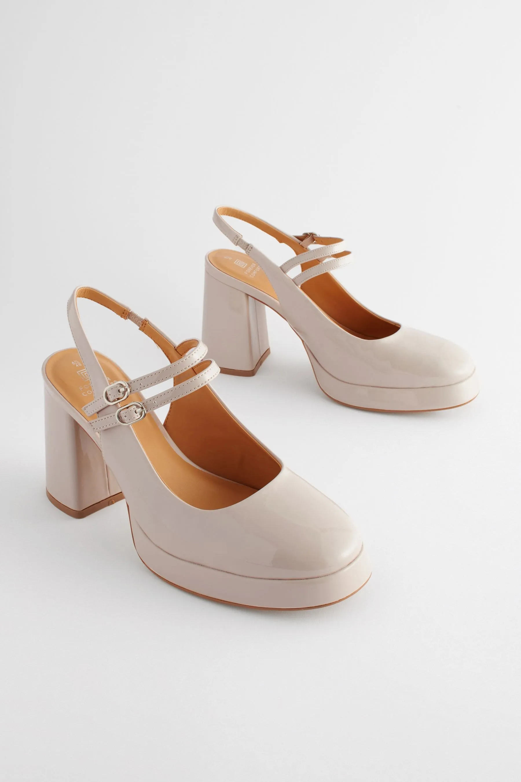Forever Comfort® - Scarpe Mary Jane con cinturino posteriore e Scarpe