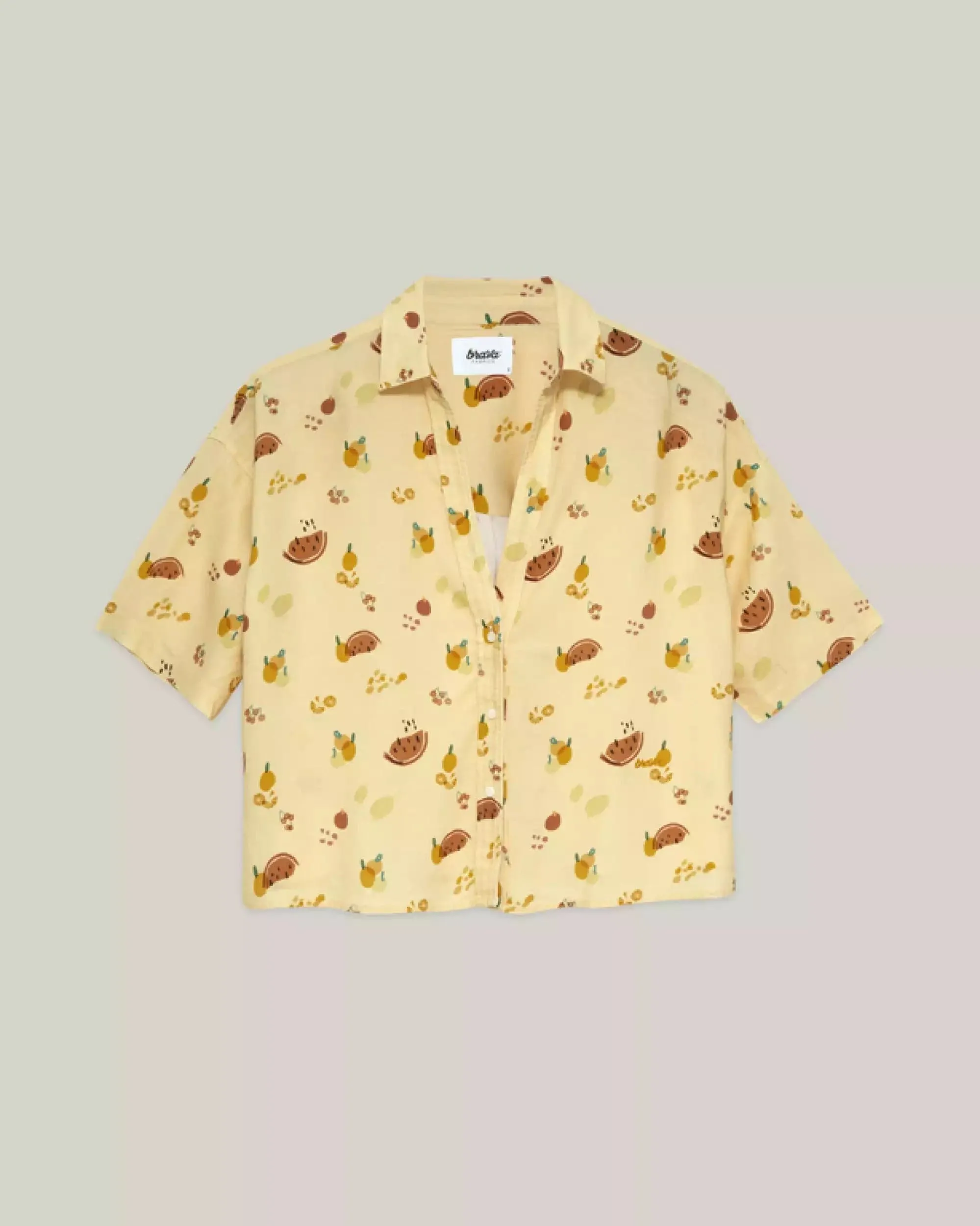 FRUITS OVERSIZE CROPPED BLOUSE