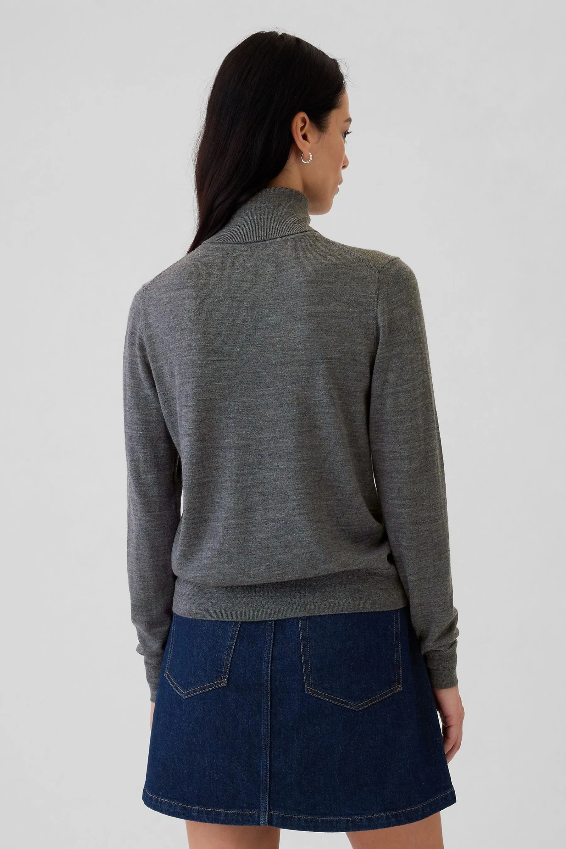 Gap - Maglia in lana merino a collo alto    