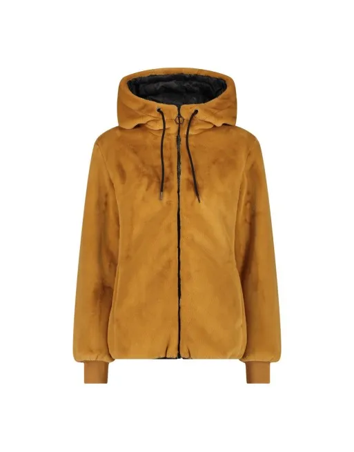 GIACCA CMP DONNA EFFETTO PELLICCIA 33K0416