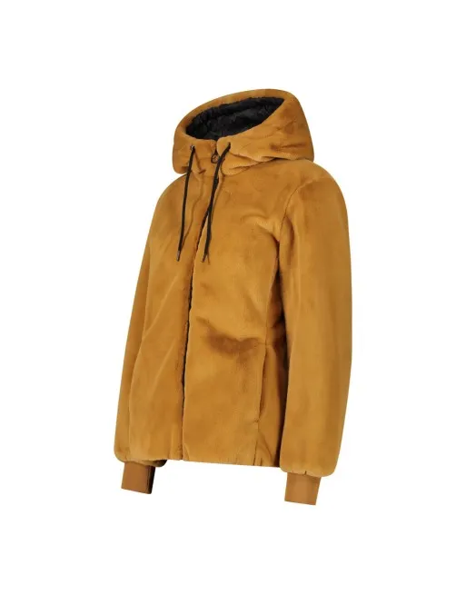 GIACCA CMP DONNA EFFETTO PELLICCIA 33K0416