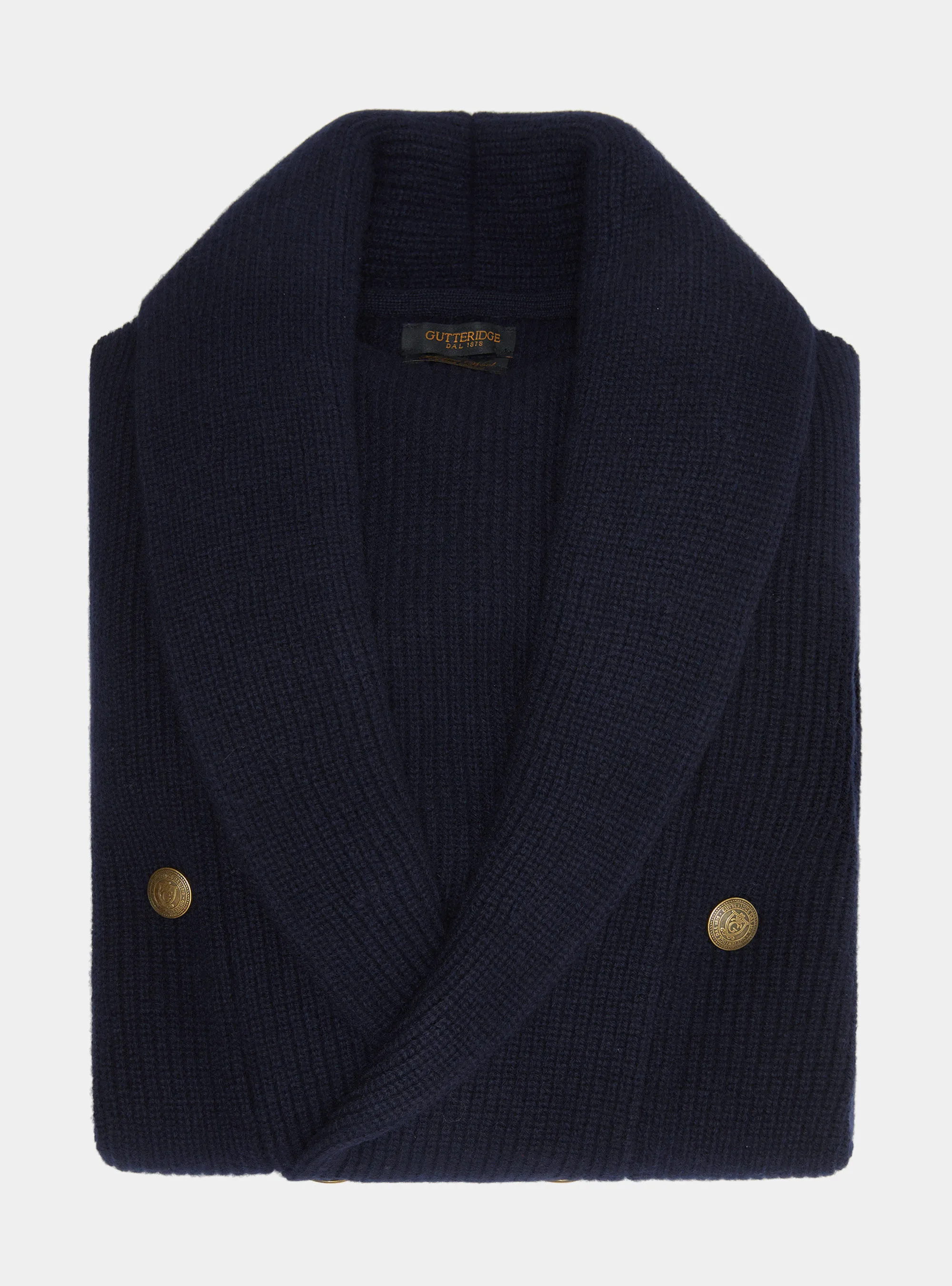 Giacca in maglia in lana merino costa perlata